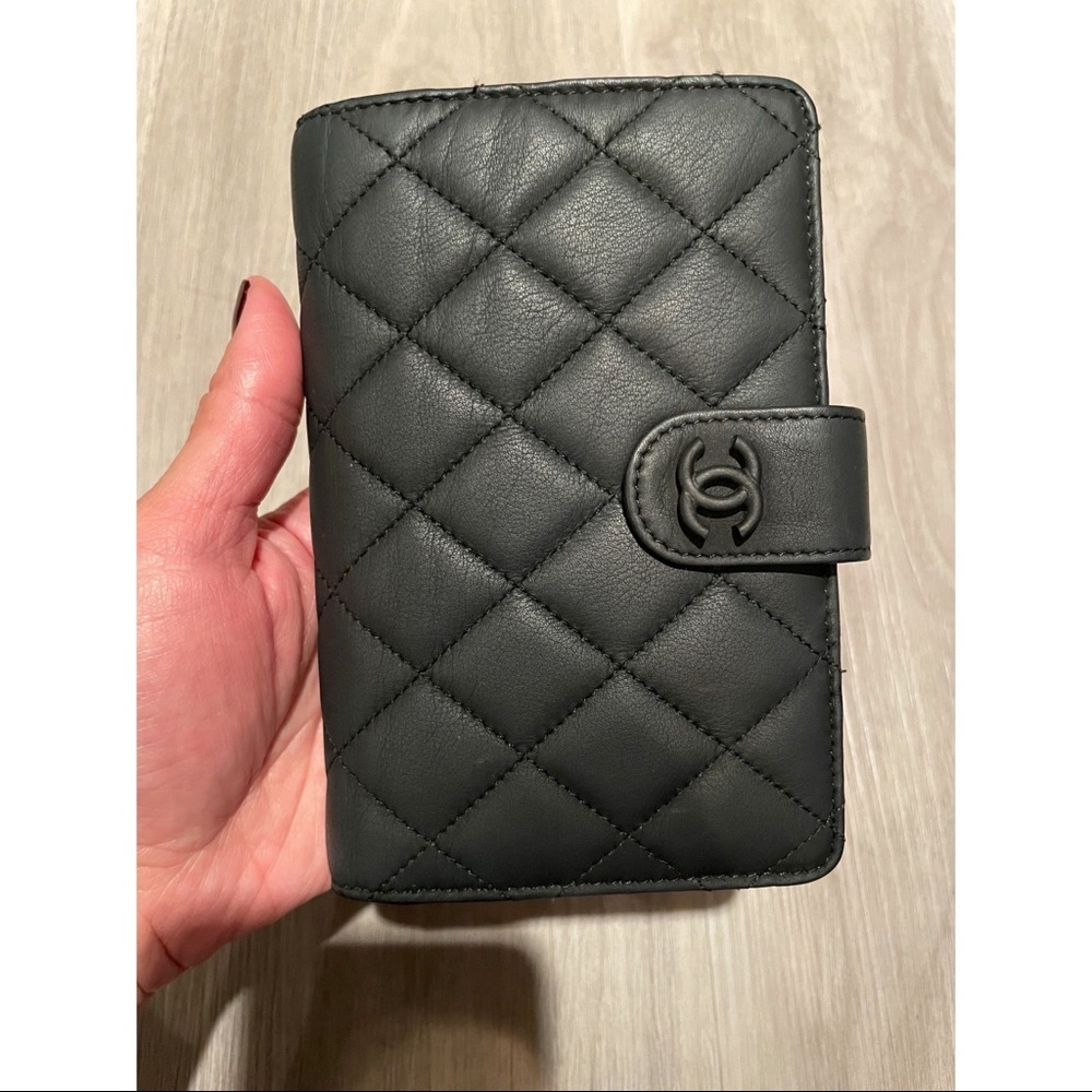 Chanel Wallet Matte Black